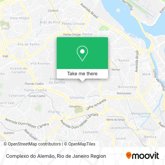 Complexo do Alemão map