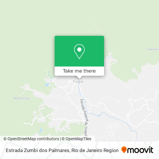 Estrada Zumbi dos Palmares map