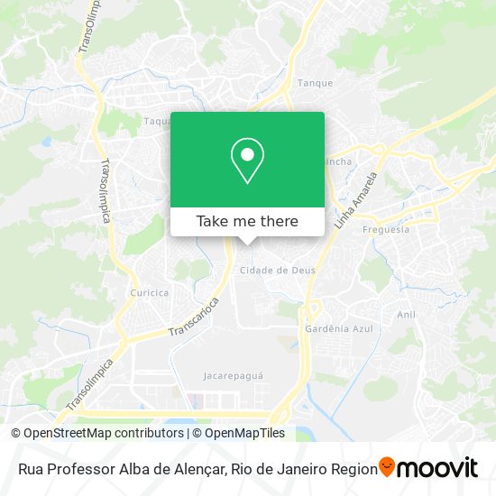 Rua Professor Alba de Alençar map