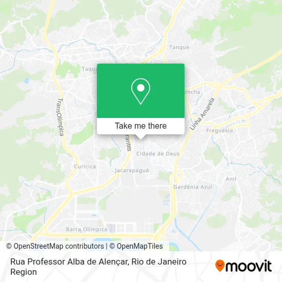 Rua Professor Alba de Alençar map