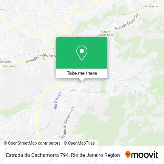 Estrada da Cachamorra 794 map