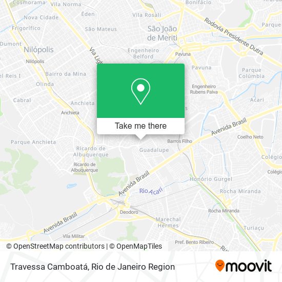 Travessa Camboatá map