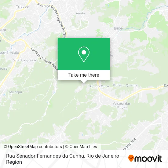 Rua Senador Fernandes da Cunha map
