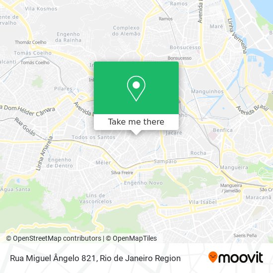 Rua Miguel Ângelo 821 map