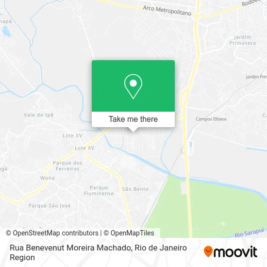 Rua Benevenut Moreira Machado map