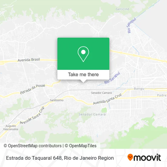 Estrada do Taquaral 648 map