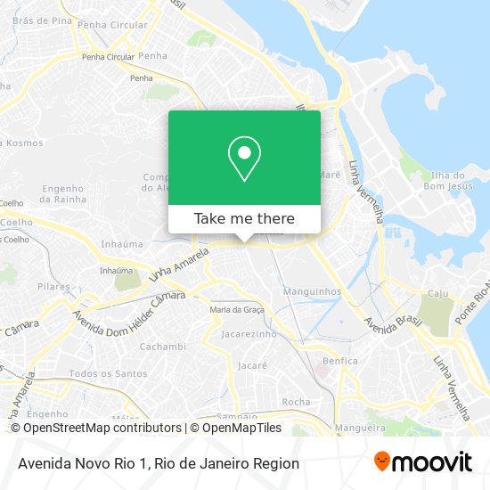 Avenida Novo Rio 1 map