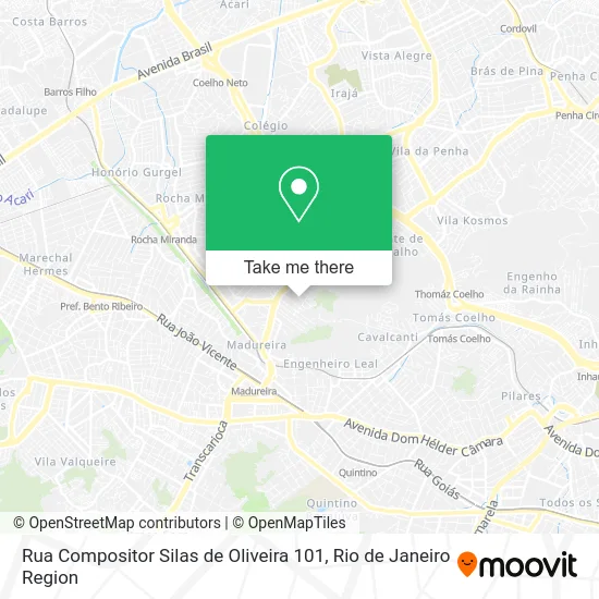 Rua Compositor Silas de Oliveira 101 map