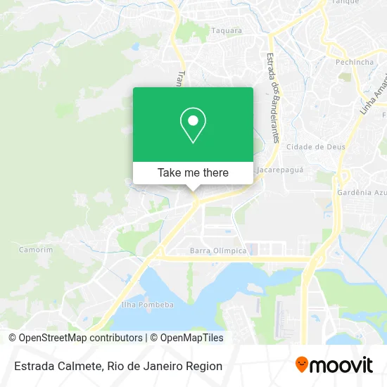 Estrada Calmete map