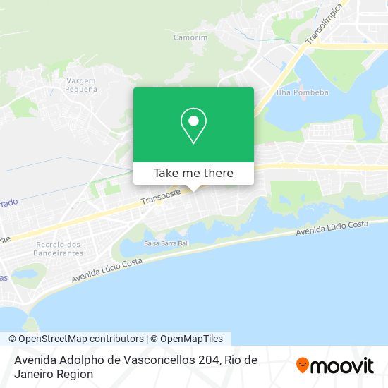 Avenida Adolpho de Vasconcellos 204 map