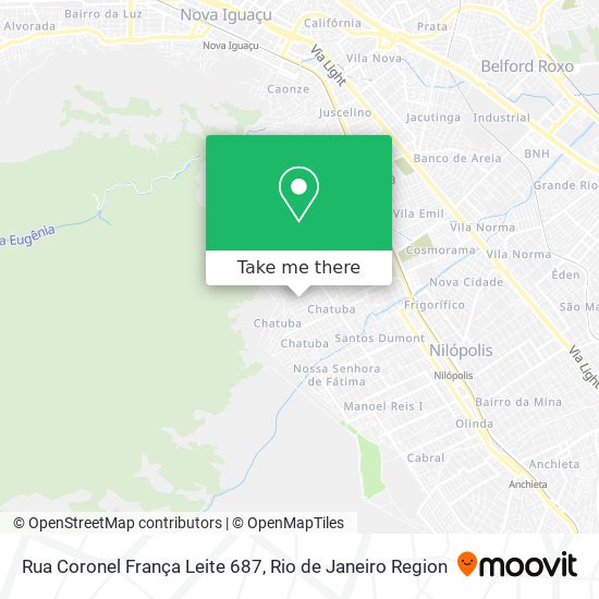 Rua Coronel França Leite 687 map