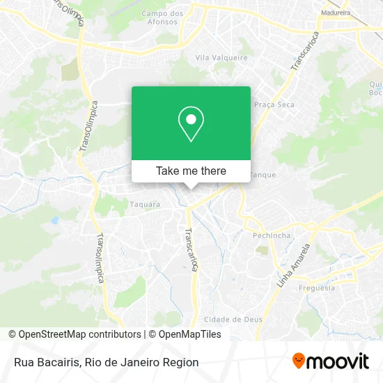 Rua Bacairis map
