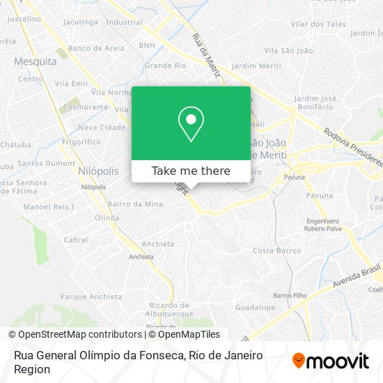 Rua General Olímpio da Fonseca map