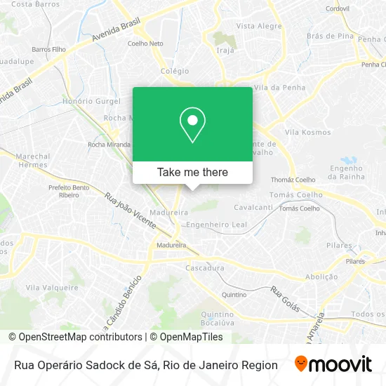 Rua Operário Sadock de Sá map