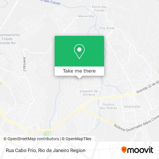 Rua Cabo Frio map