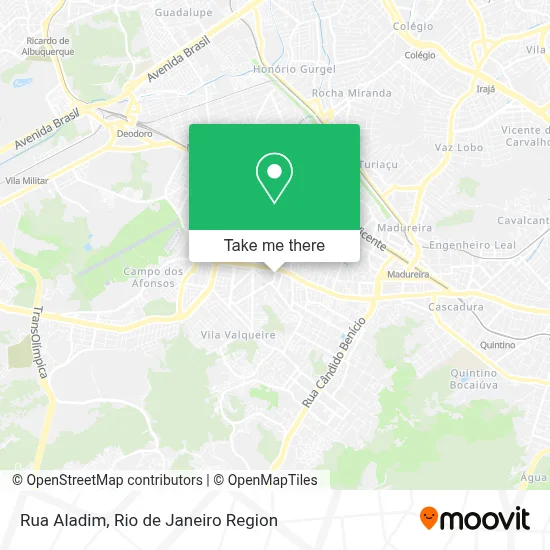 Rua Aladim map