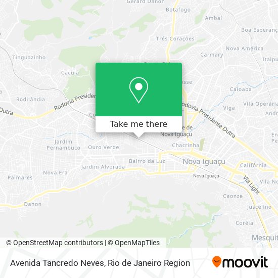 Mapa Avenida Tancredo Neves