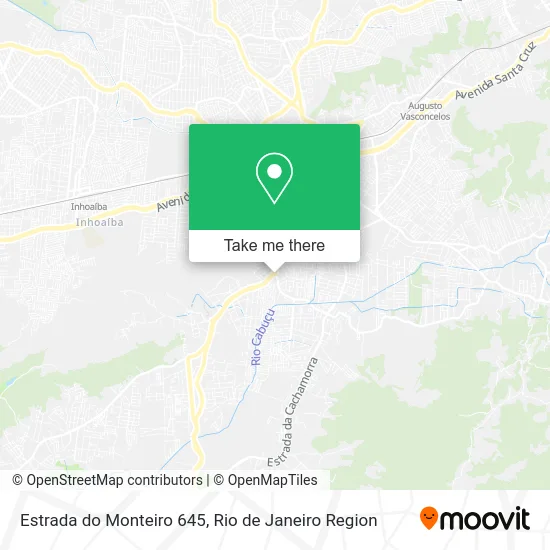 Estrada do Monteiro 645 map