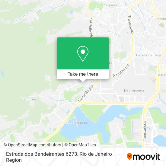 Estrada dos Bandeirantes 6273 map