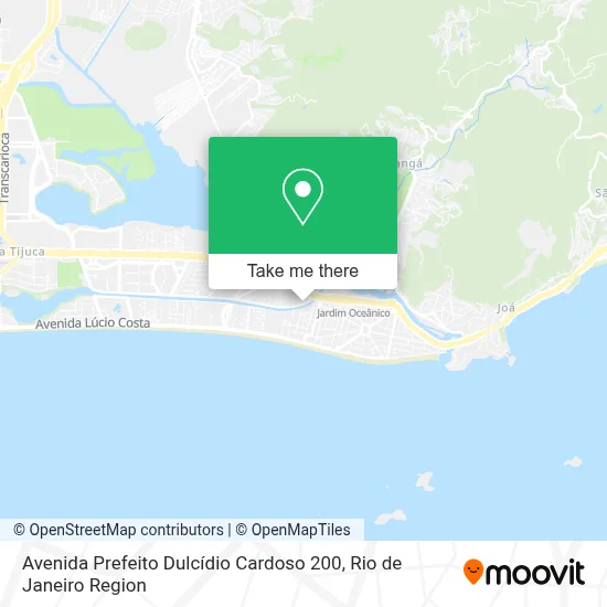 Avenida Prefeito Dulcídio Cardoso 200 map