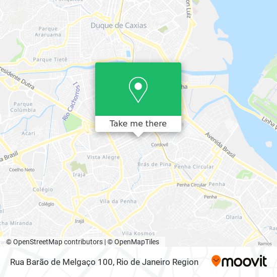 Mapa Rua Barão de Melgaço 100