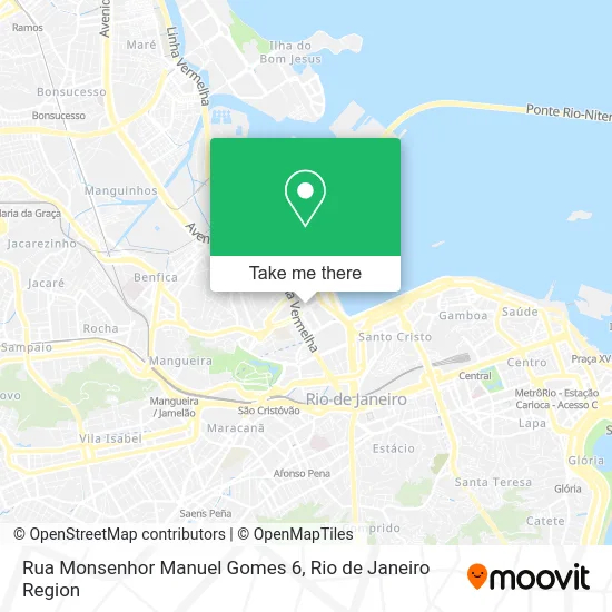Rua Monsenhor Manuel Gomes 6 map
