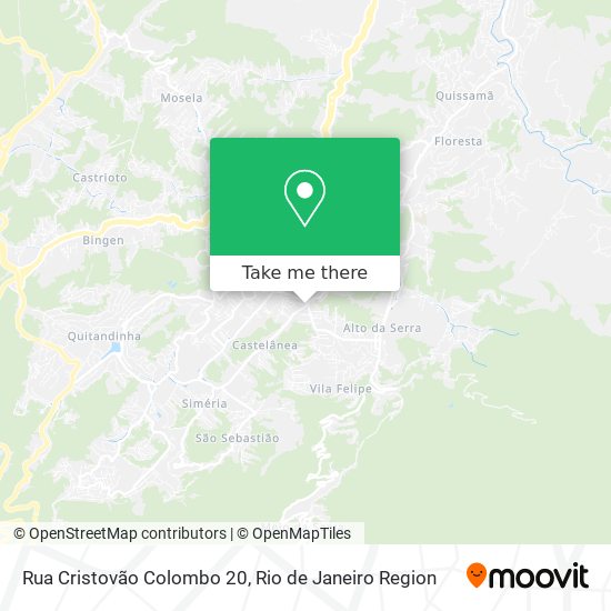 Rua Cristovão Colombo 20 map