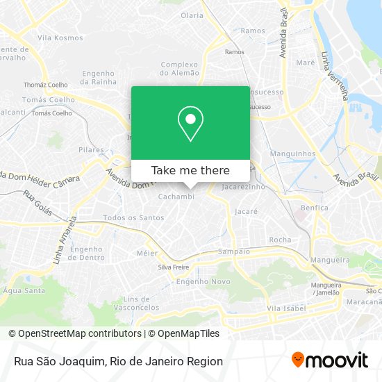 Rua São Joaquim map