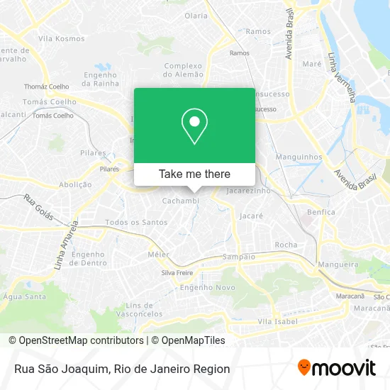 Rua São Joaquim map