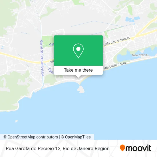 Rua Garota do Recreio 12 map