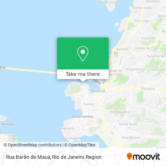 Mapa Rua Barão de Mauá