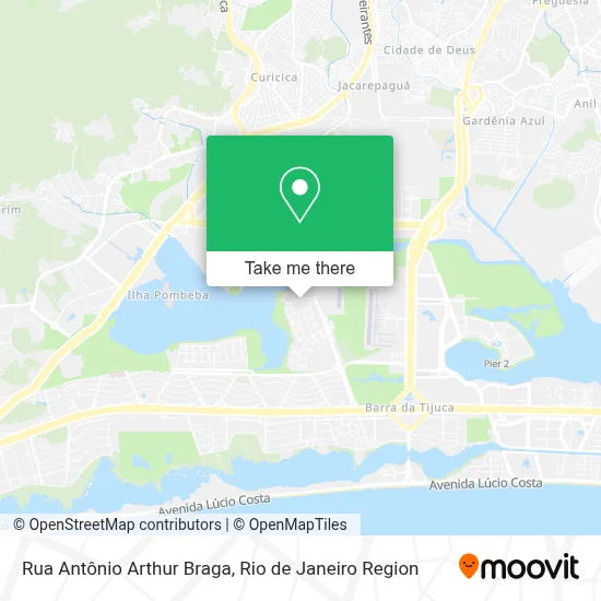 Rua Antônio Arthur Braga map
