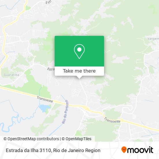 Estrada da Ilha 3110 map