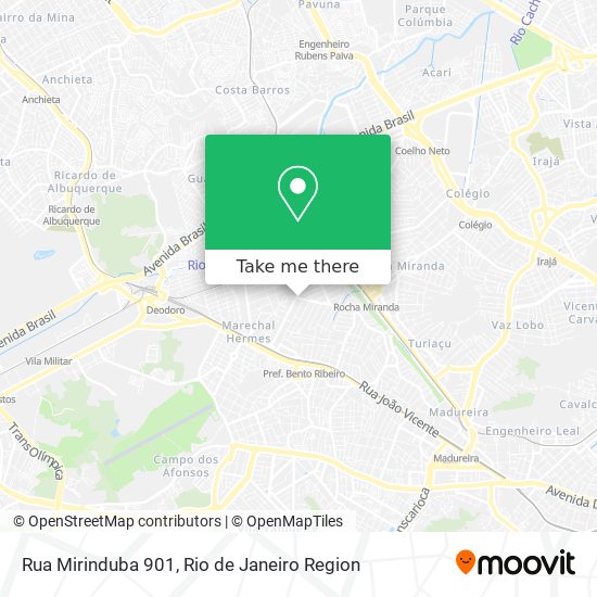 Rua Mirinduba 901 map