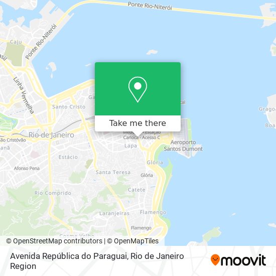 Mapa Avenida República do Paraguai