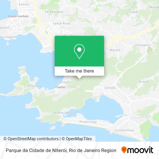 Parque da Cidade de Niterói map