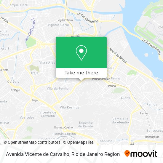 Avenida Vicente de Carvalho map