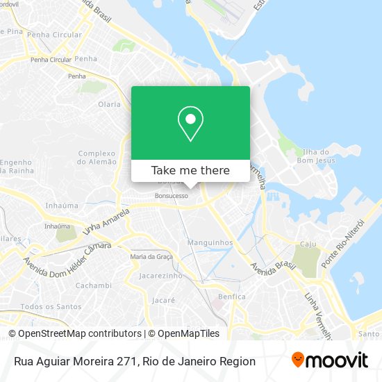Mapa Rua Aguiar Moreira 271