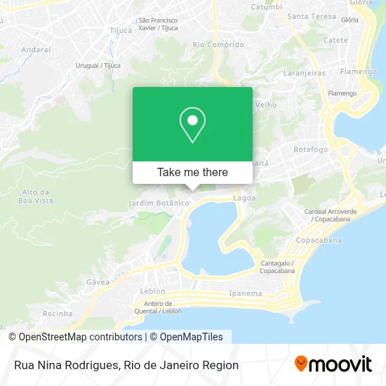 Rua Nina Rodrigues map