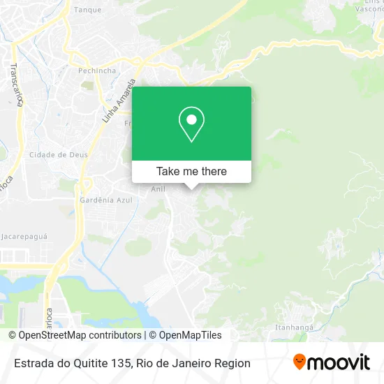Estrada do Quitite 135 map