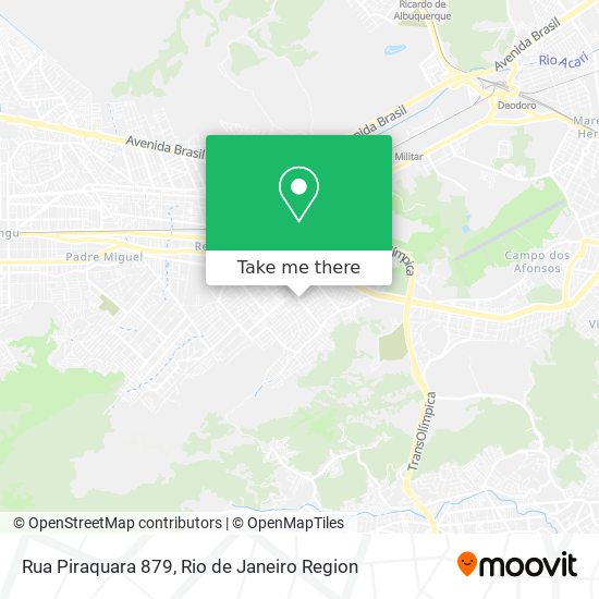 Rua Piraquara 879 map