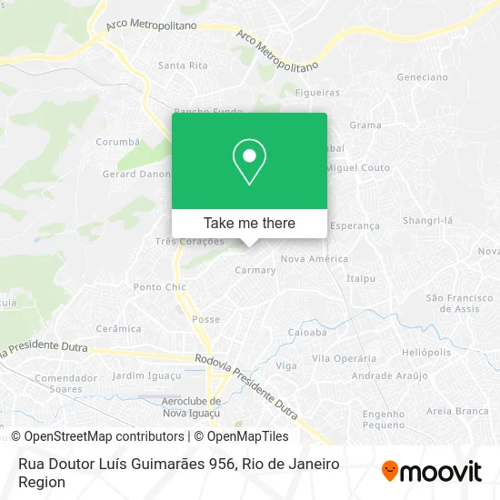 Rua Doutor Luís Guimarães 956 map