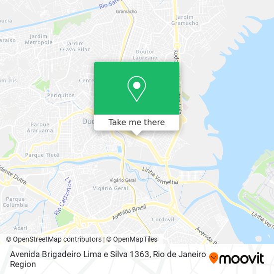 Avenida Brigadeiro Lima e Silva 1363 map