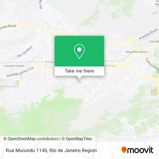 Rua Murundu 1140 map