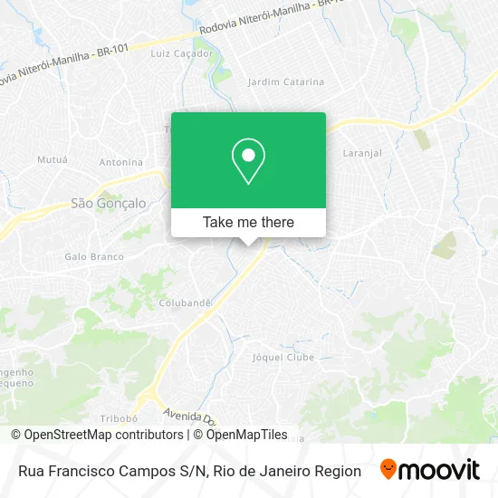 Rua Francisco Campos S/N map