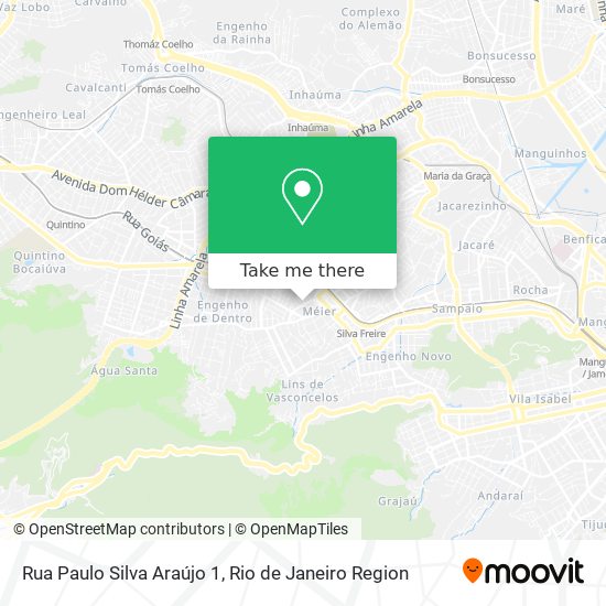 Mapa Rua Paulo Silva Araújo 1
