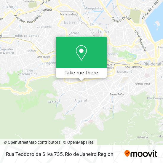 Rua Teodoro da Silva 735 map