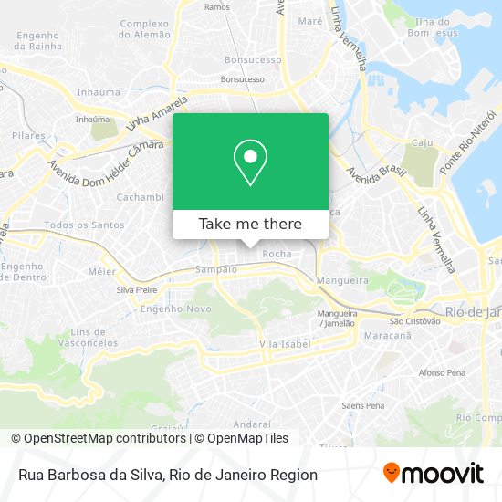 Mapa Rua Barbosa da Silva