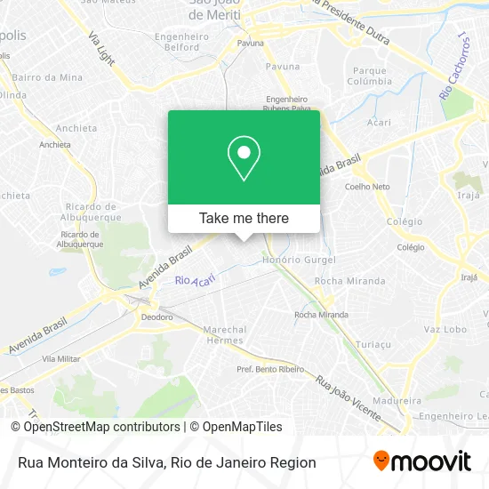 Rua Monteiro da Silva map