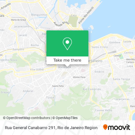 Rua General Canabarro 291 map